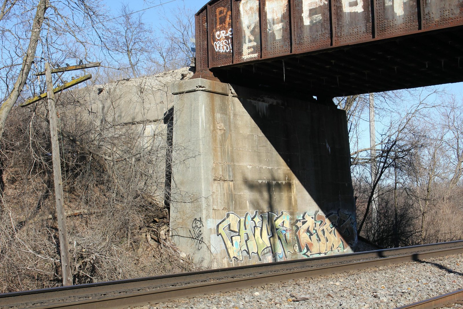West abutment